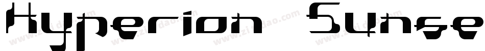 Hyperion Sunset -BRK-字体转换